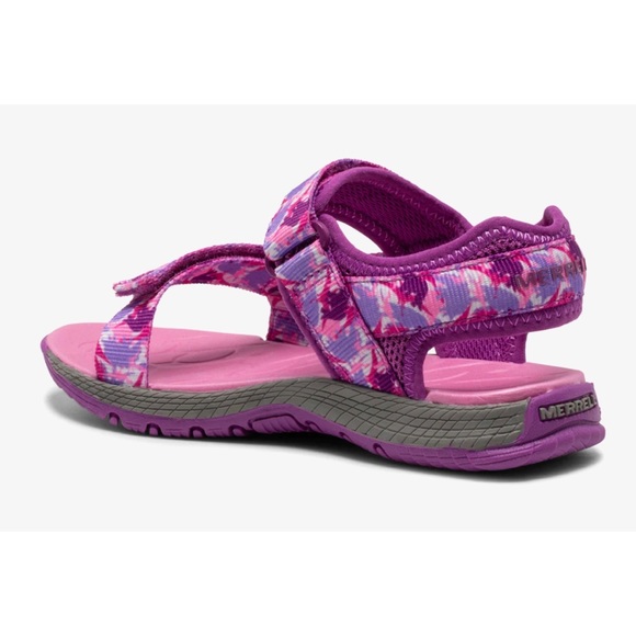 Merrell Kahuna Web Pink Dino Girls Sandals sz: 13T - Picture 2 of 5